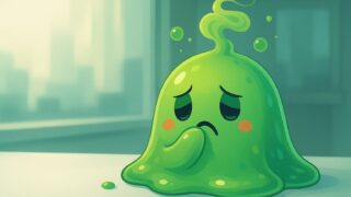 口臭を気にするスメル君