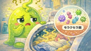 衣類のにおいを気にするスメル君